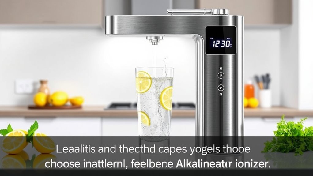 choosing the right alkaline water ionizer