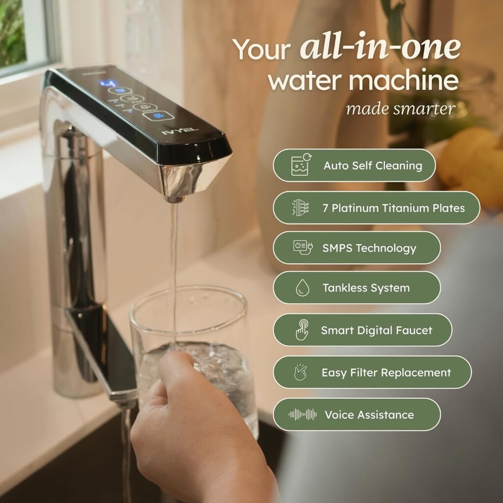 PL-MAX Under Sink Water Ionizer – Korean-Made Smart Touch Faucet System with Solid Platinum-Titanium Plates, DARC Self-Cleaning 5-Year Warranty PL-MAX Under Sink Water Ionizer – Korean-Made Smart Touch Faucet System with Solid Platinum-Titanium Plates, DARC Self-Cleaning 5-Year Warranty