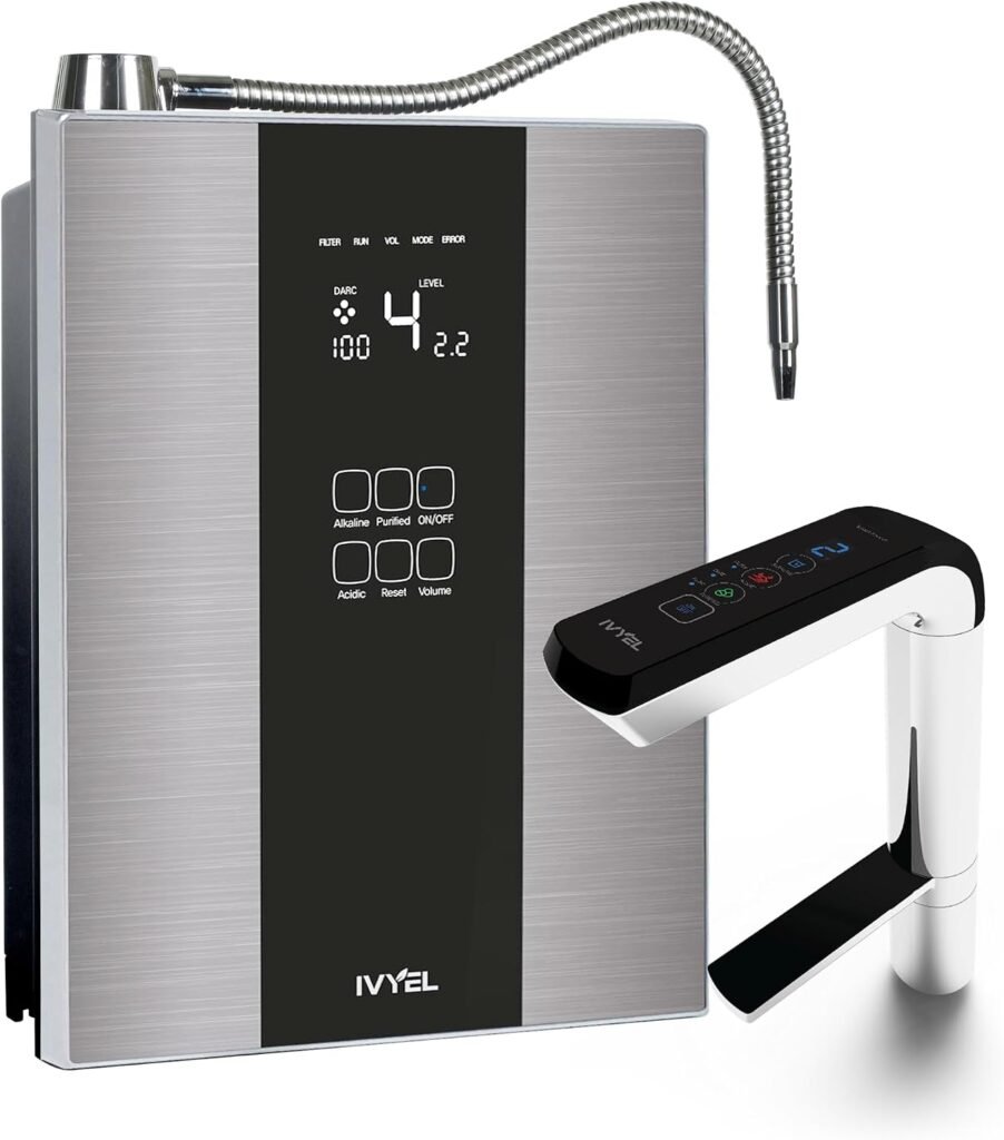 PL-MAX Under Sink Water Ionizer – Korean-Made Smart Touch Faucet System with Solid Platinum-Titanium Plates, DARC Self-Cleaning 5-Year Warranty PL-MAX Under Sink Water Ionizer – Korean-Made Smart Touch Faucet System with Solid Platinum-Titanium Plates, DARC Self-Cleaning 5-Year Warranty